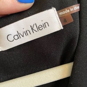 Calvin Klein Black Sleeveless Cocktail Dress